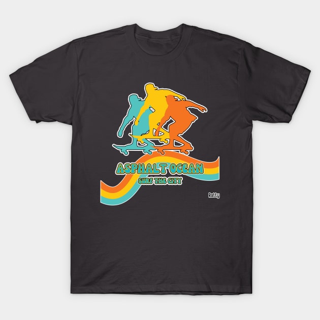 surf the city-skate T-Shirt by Rattykins